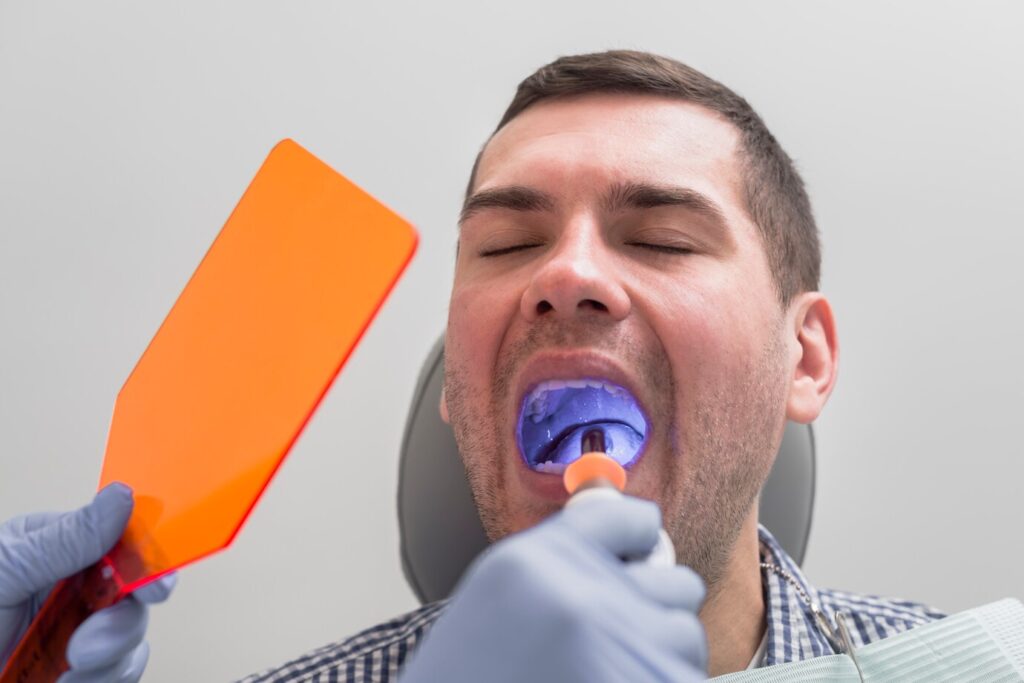 dentist teeth straightening procedure